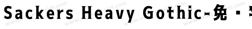Sackers Heavy Gothic字体转换